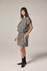 amente Gingham Easy Shorts - Black/Natural - Thumbnail 6