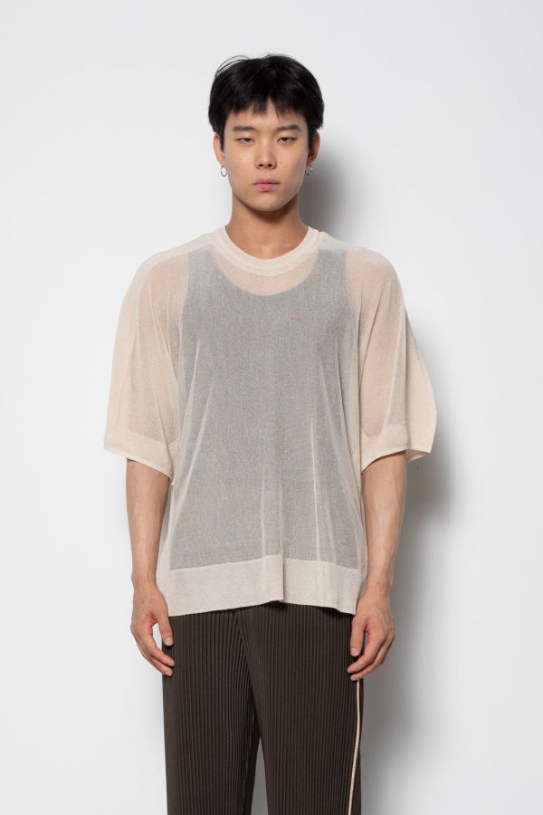 HOMME PLISSE ISSEY MIYAKE Washi Framework-T T-Shirt