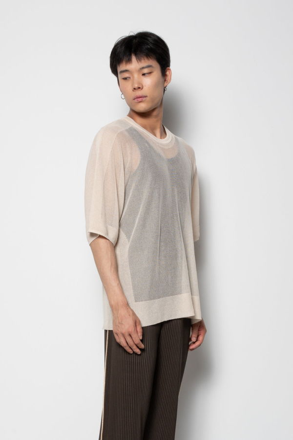 HOMME PLISSE ISSEY MIYAKE Washi Framework-T T-Shirt