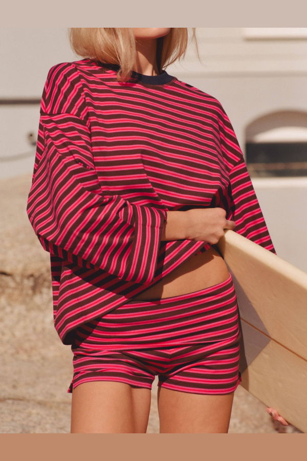 Après June Striped Long Sleeve Tee