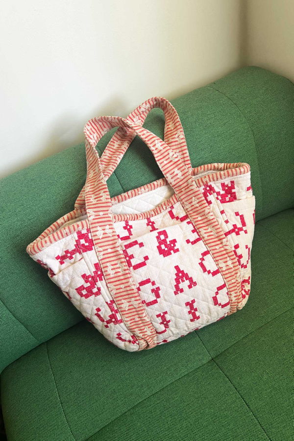 Ace & Jig Jumbo Quilted Tote - Monogram