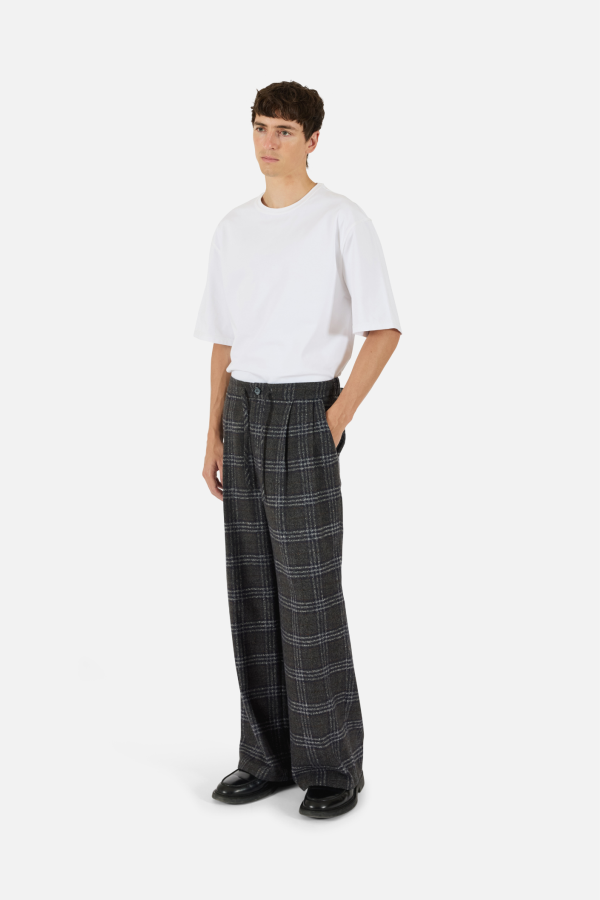 KROST Eco Half-Elastic Plaid Pant