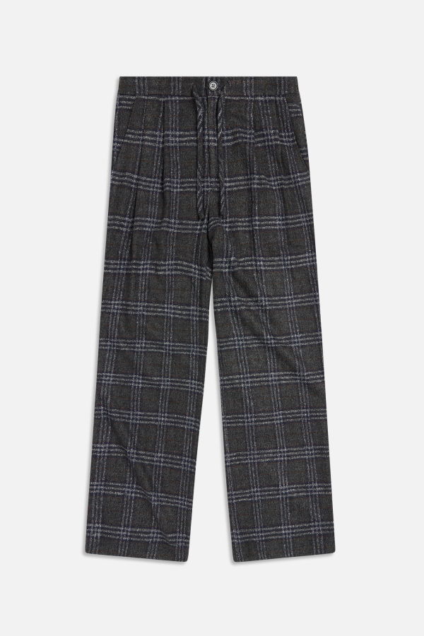 KROST Eco Half-Elastic Plaid Pant