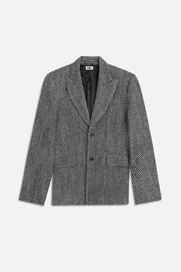 KROST Eco Herringbone Longline Blazer