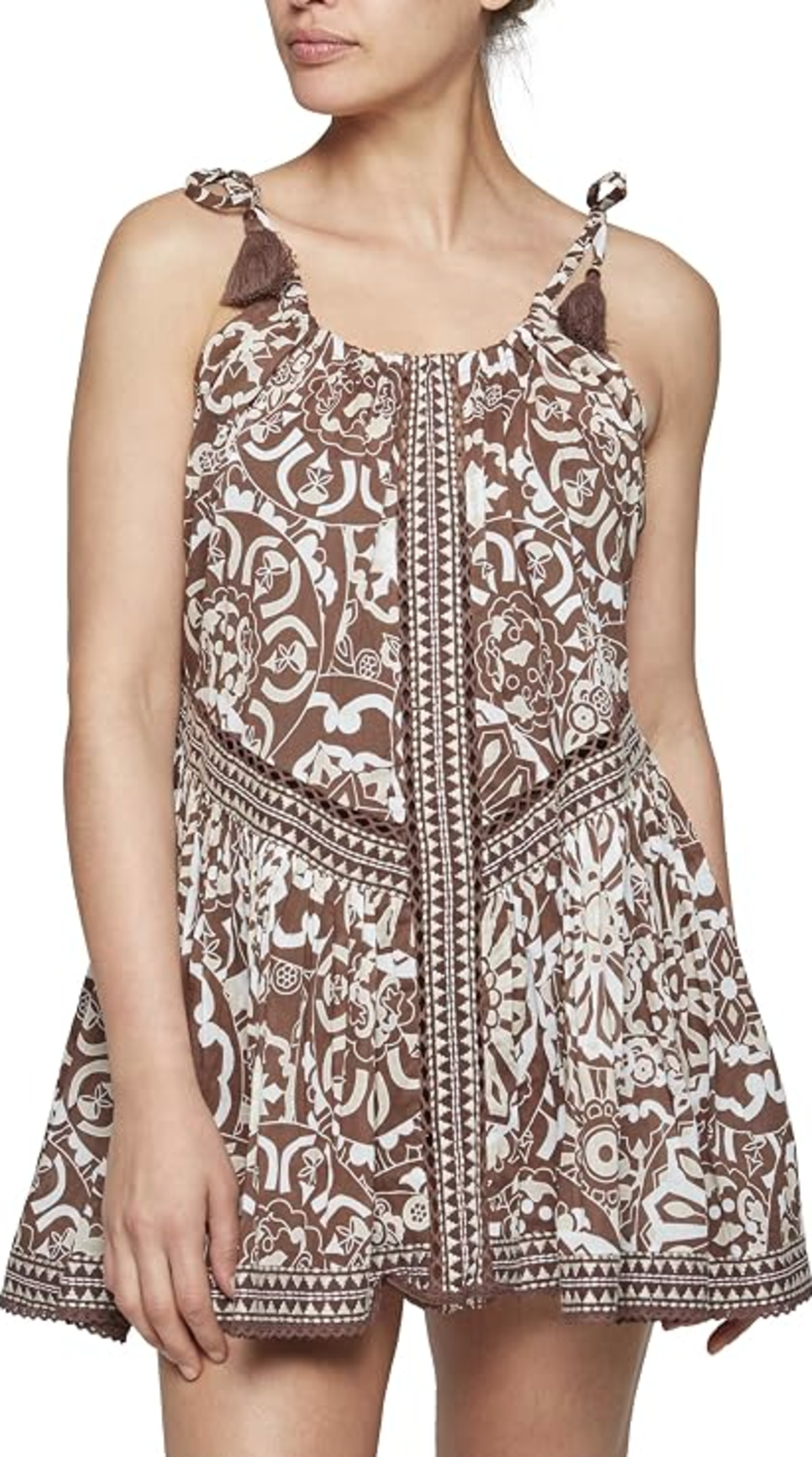 Ramy Brook Gigi Dress - Beach Brown Combo - Image 1 of 1