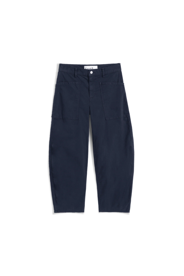 Frank & Eileen Bray Twill Barrel Pant - Classic Navy