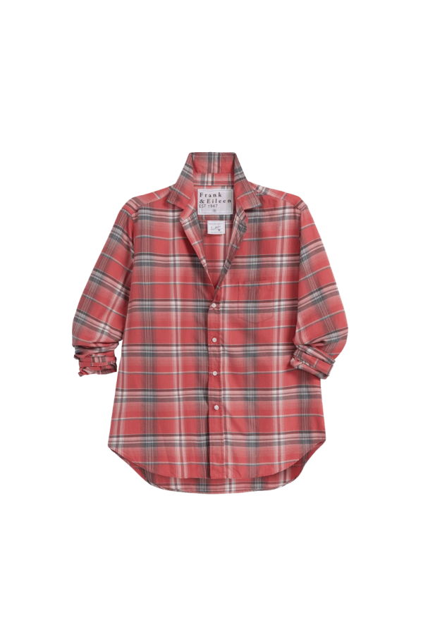 Frank & Eileen Eileen Relaxed Button-Up Shirt - Vintage Red Plaid Flannel