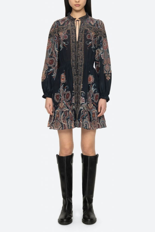 Sea NY Hyacinth Mini Dress - Navy