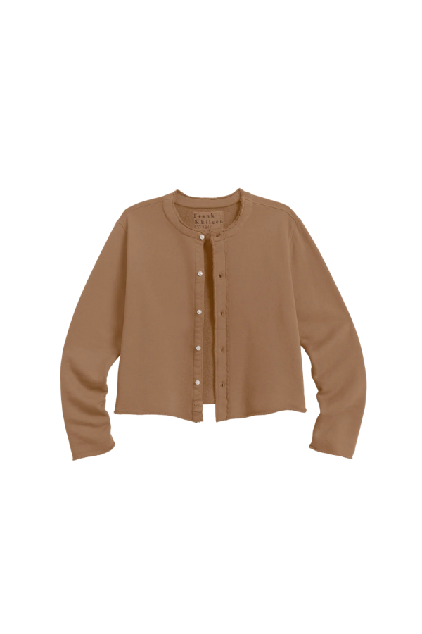 Frank & Eileen Jackie Sweatshirt Cardigan - Chai