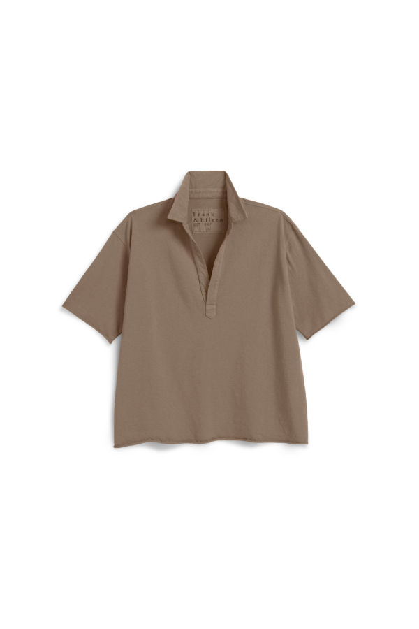 Frank & Eileen Patty S/S Popover Henley - Chai