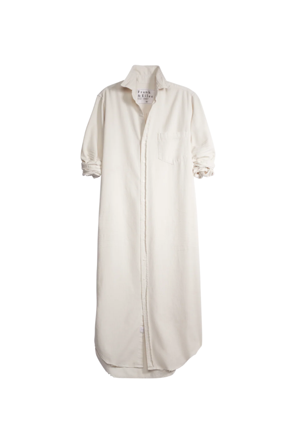 Frank & Eileen Rory Maxi Shirtdress - Vintage White
