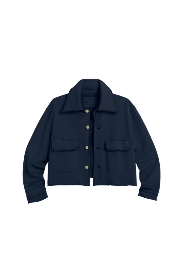 Frank & Eileen Rowan Button-Up Jacket - Classic Navy