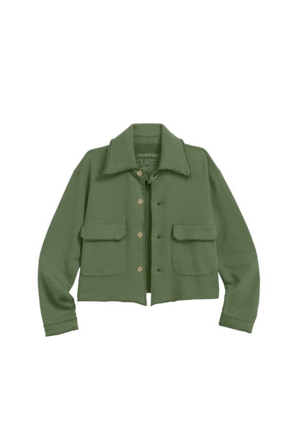 Frank & Eileen Rowan Button-Up Jacket - Nori