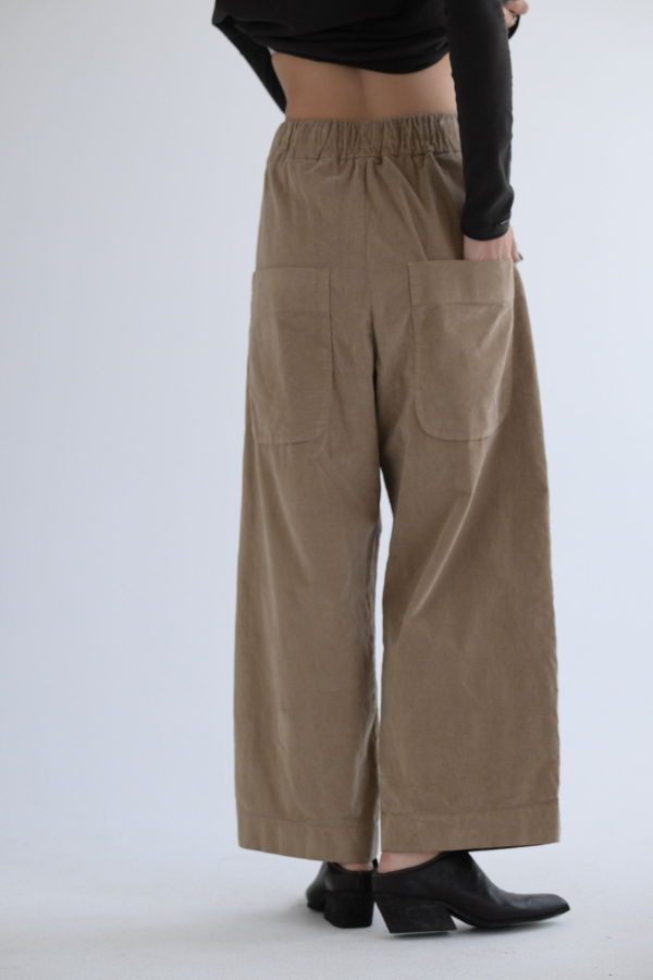 Album di Famiglia Velvet Wide & Long Trousers