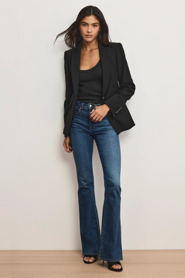 Veronica Beard Miller Single-Breasted Dickey Jacket
