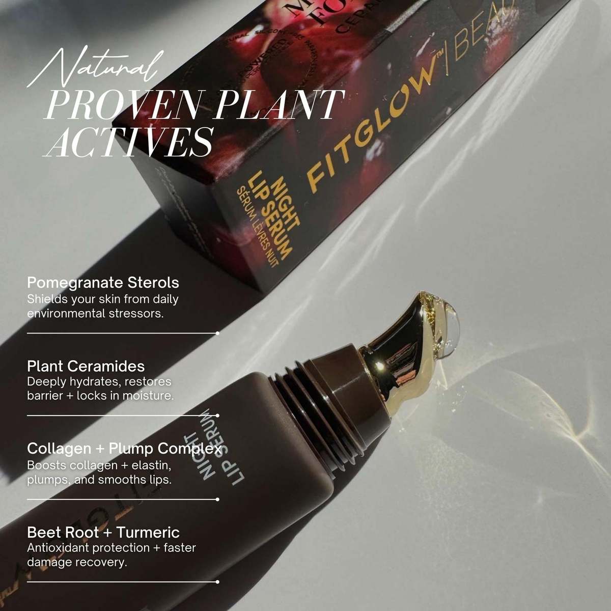 Fitglow Beauty Night Lip Serum - Image 5 of 11