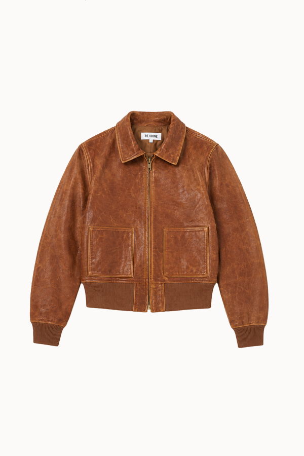 RE/DONE Quinn Jacket - Cognac