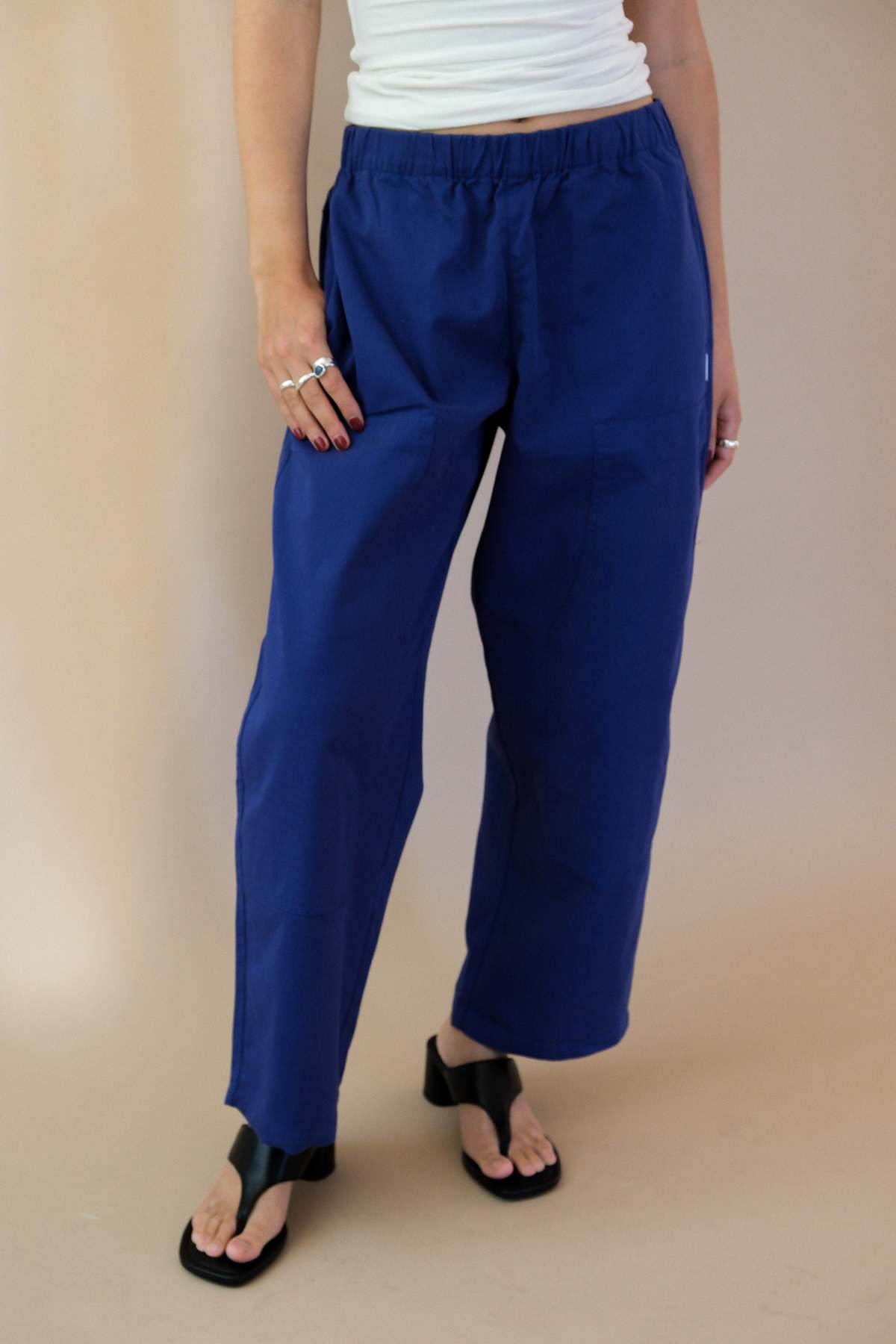 Le Bon Shoppe Gardener's Pant - Deep Blue - Image 1 of 7