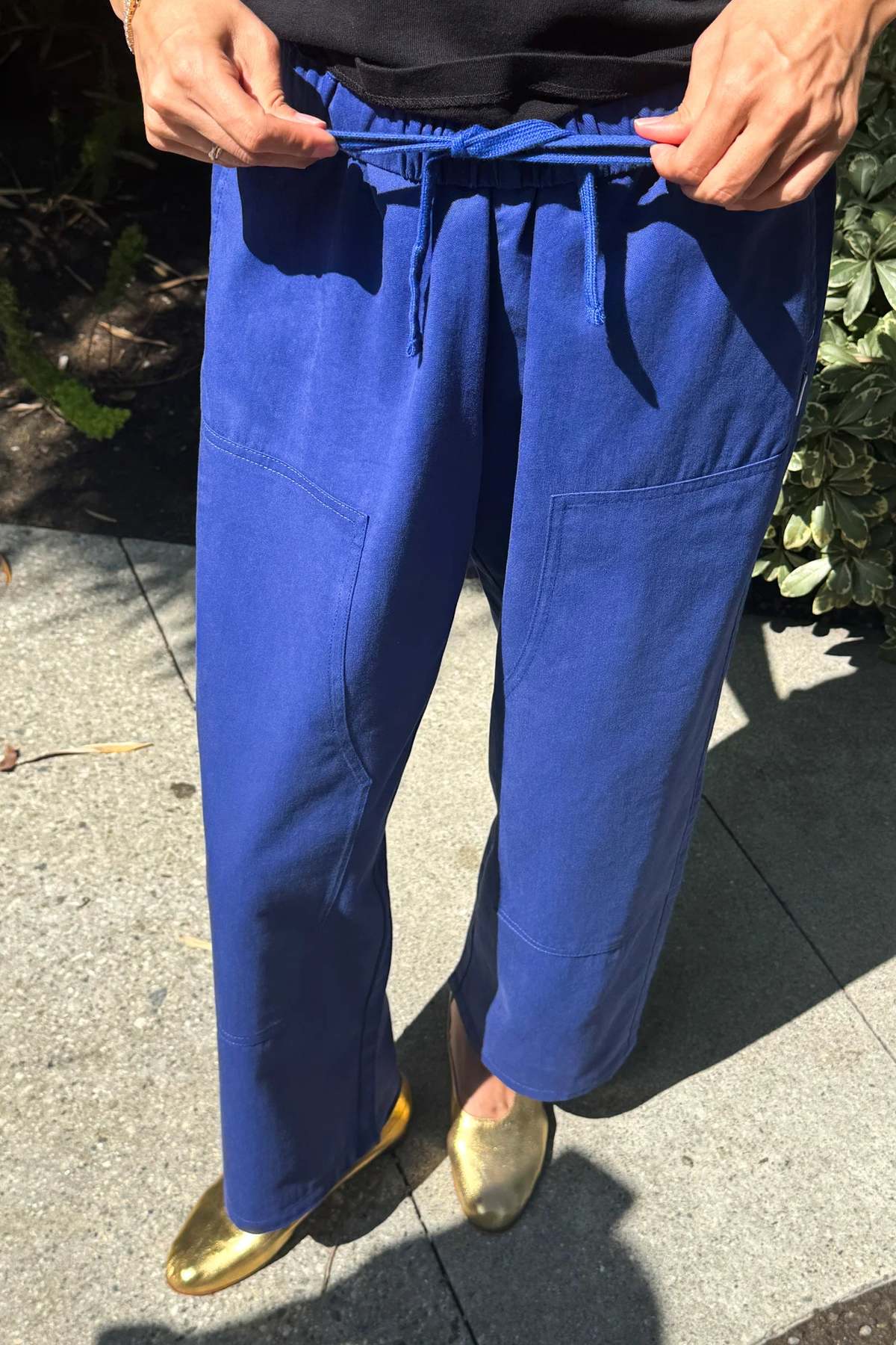 Le Bon Shoppe Gardener's Pant - Deep Blue - Image 6 of 7