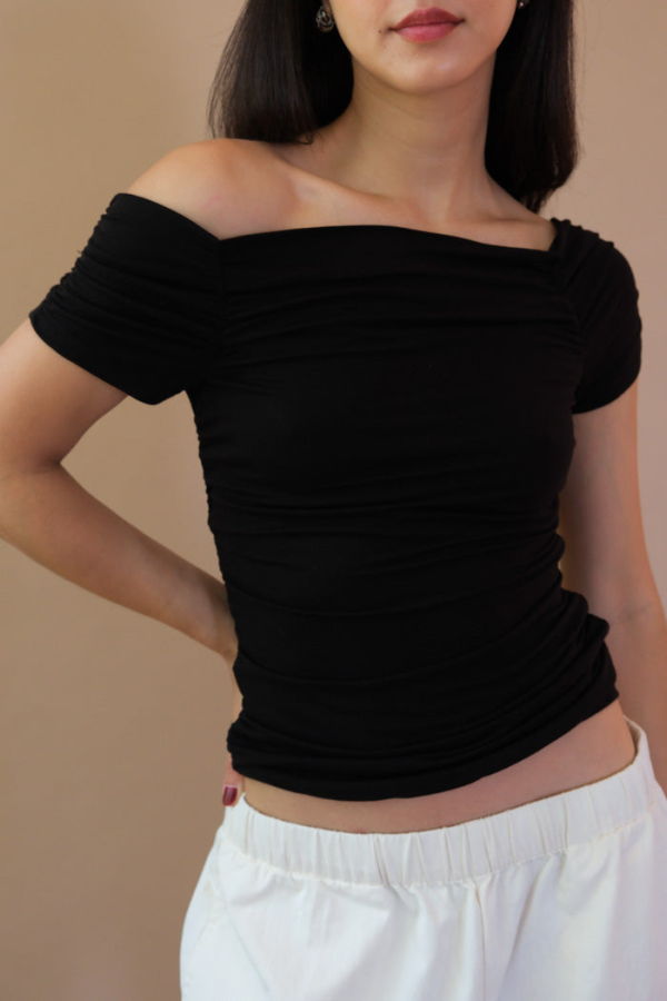 Geel Halle Top - Black