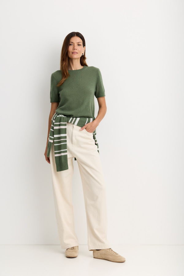 ONE GREY DAY Serafina Cashmere T-Shirt