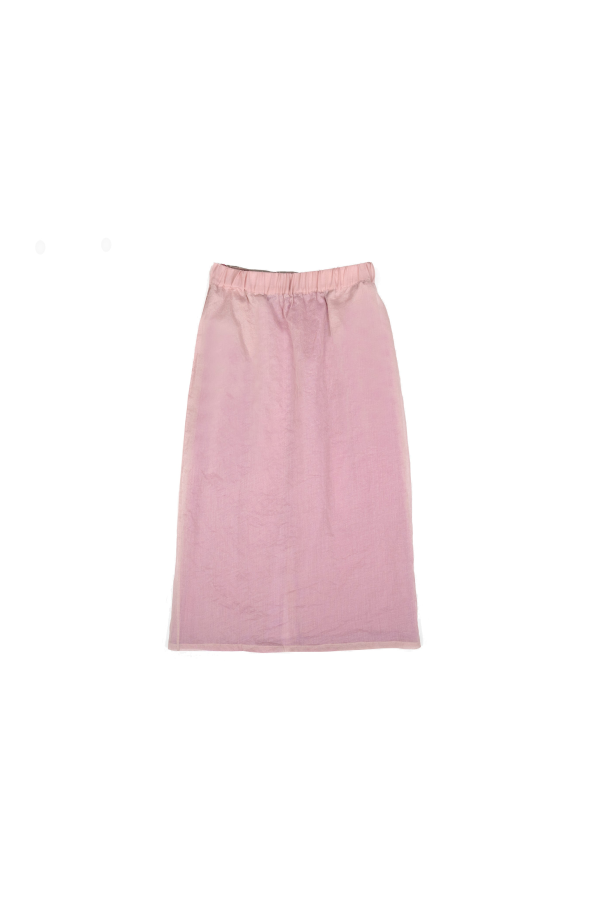 LWN Double Digi Skirt Layered Check Lace