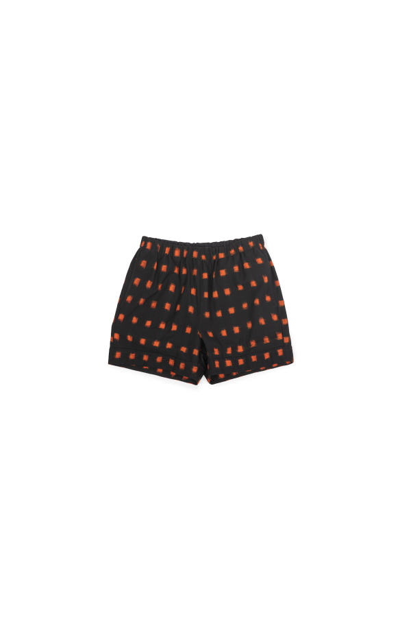 LWN Hawthorn Short - Flame Pixel Handloom Ikat