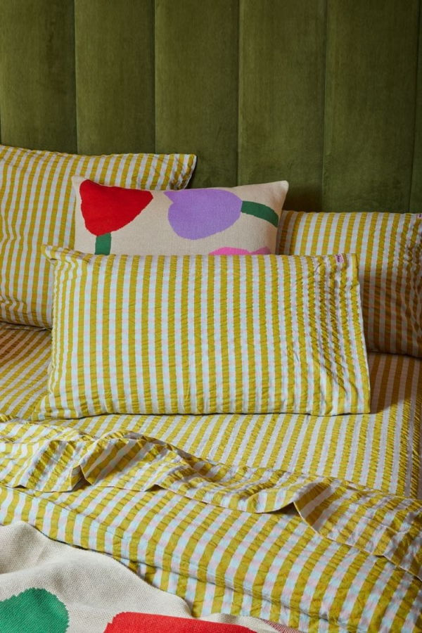 Mosey Me Pink Quartz Seersucker Standard Pillowcase Set