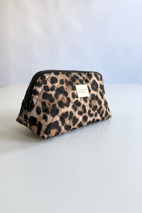Loeffler Randall Georgette Cosmetic Pouch - Brushed Leopard