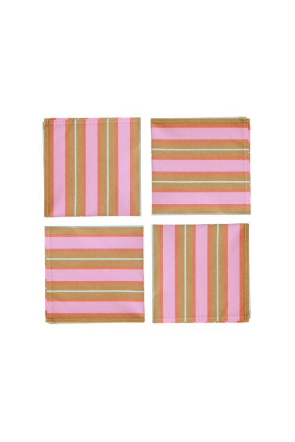 Mosey Me Sunrise Stripe Napkin Set