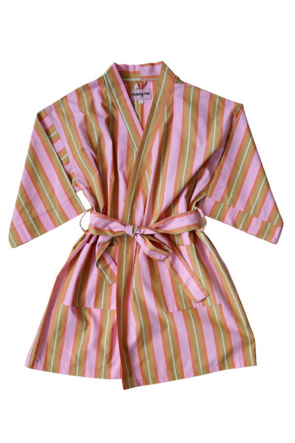 Mosey Me Sunrise Stripe Short Robe