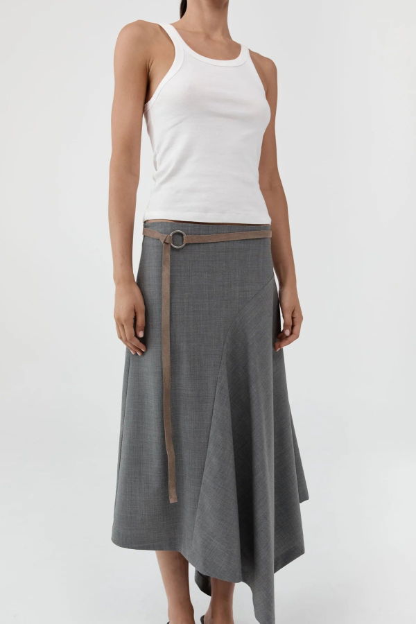 St. Agni Suede Tie Belt