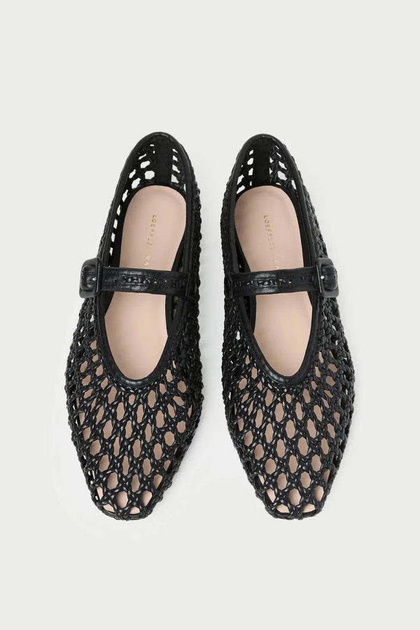 Loeffler Randall Junia Mary Jane Flat - Black