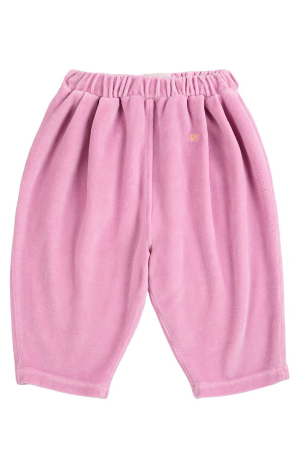 KIDS Bobo Choses Velvet Sweatpants - Pink