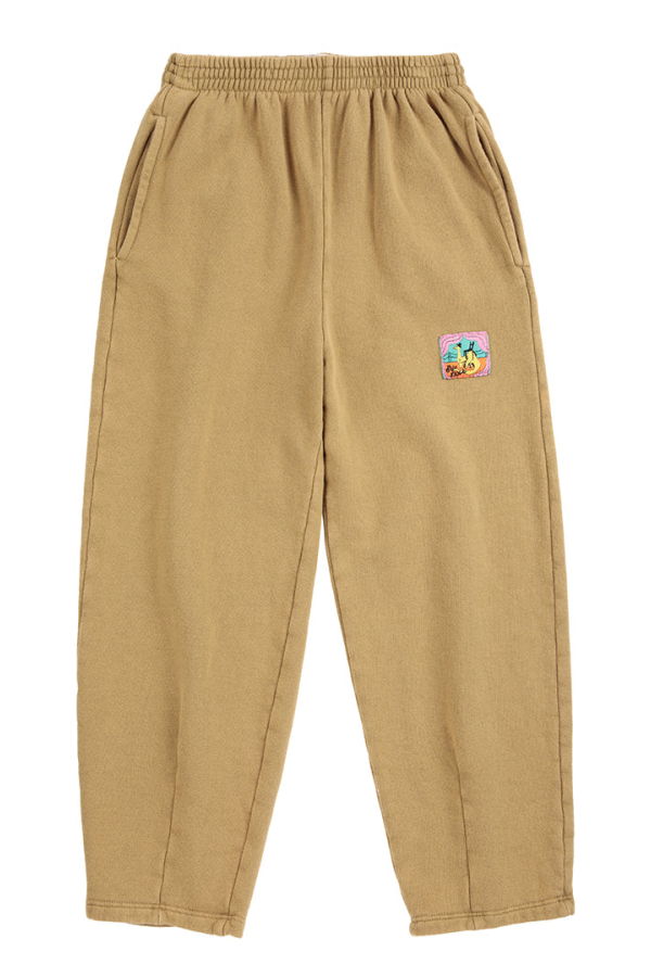 KIDS Bobo Choses Child Cocoon Taxi Saurus Tag Sweatpants - Beige