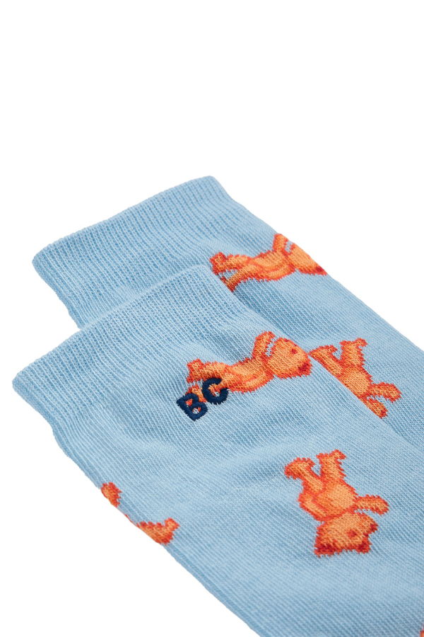 KIDS Bobo Choses Long Socks All Over Softpaw Monster Print Socks