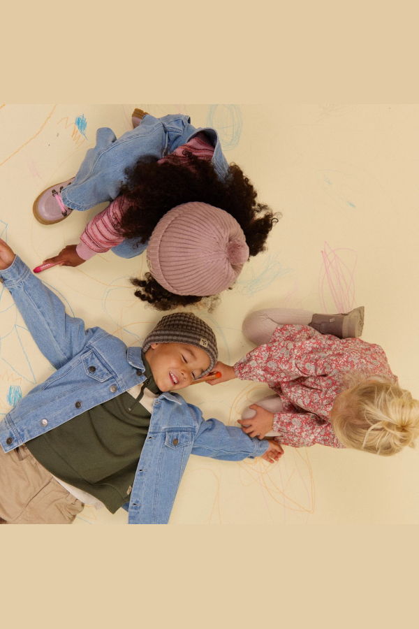 KIDS Wheat Bowie Jacket - Light Blue Denim