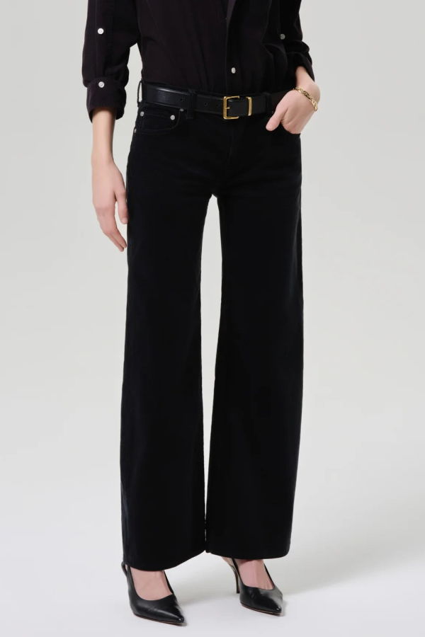 Citizens of Humanity Nora Corduroy Trouser Leg Trousers - Charcoal