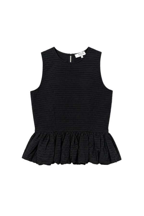 Sea NY Roni Solid Boat Neck Top