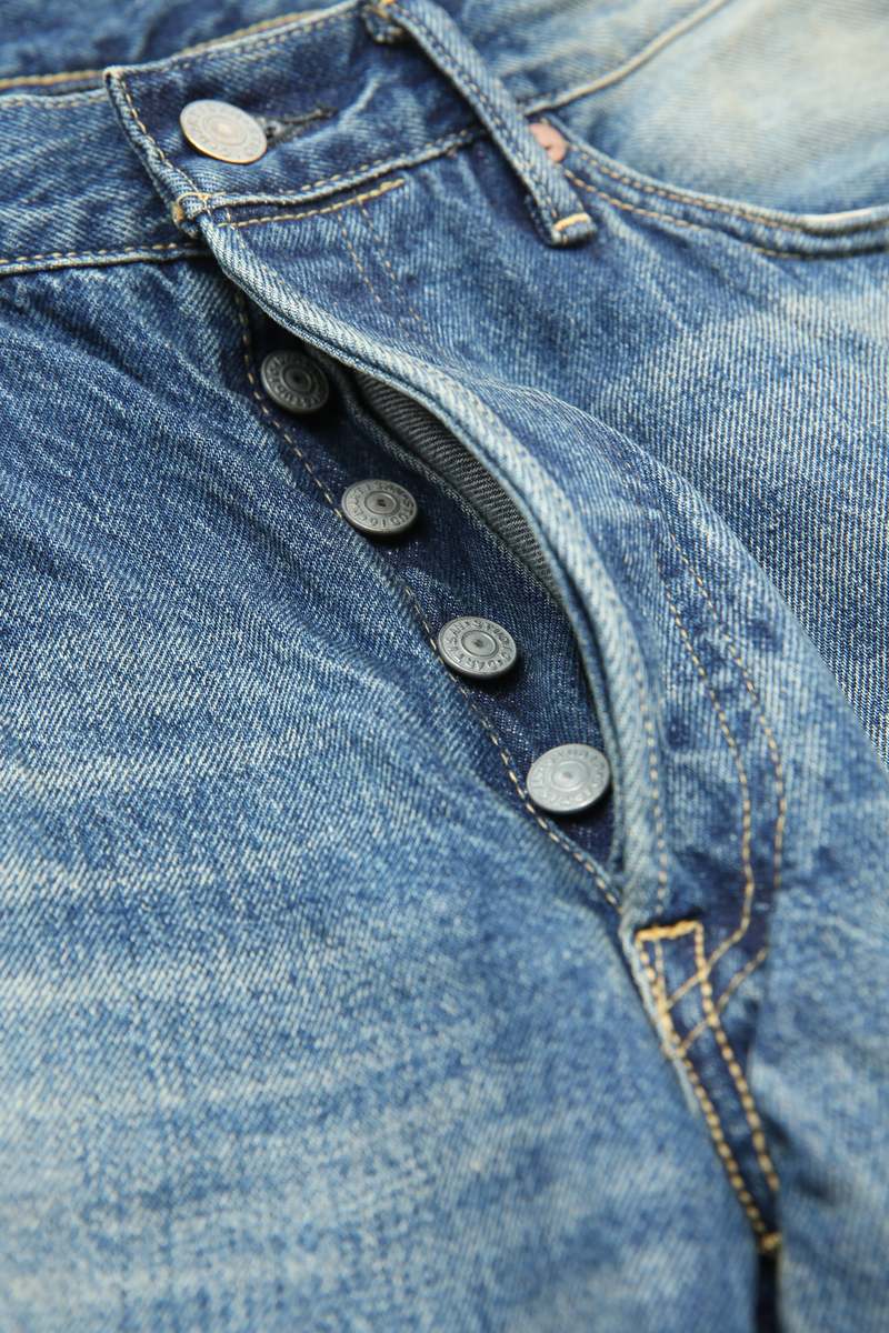 Studio D'Artisan D1844UW 1950's Washed Regular Straight Jeans