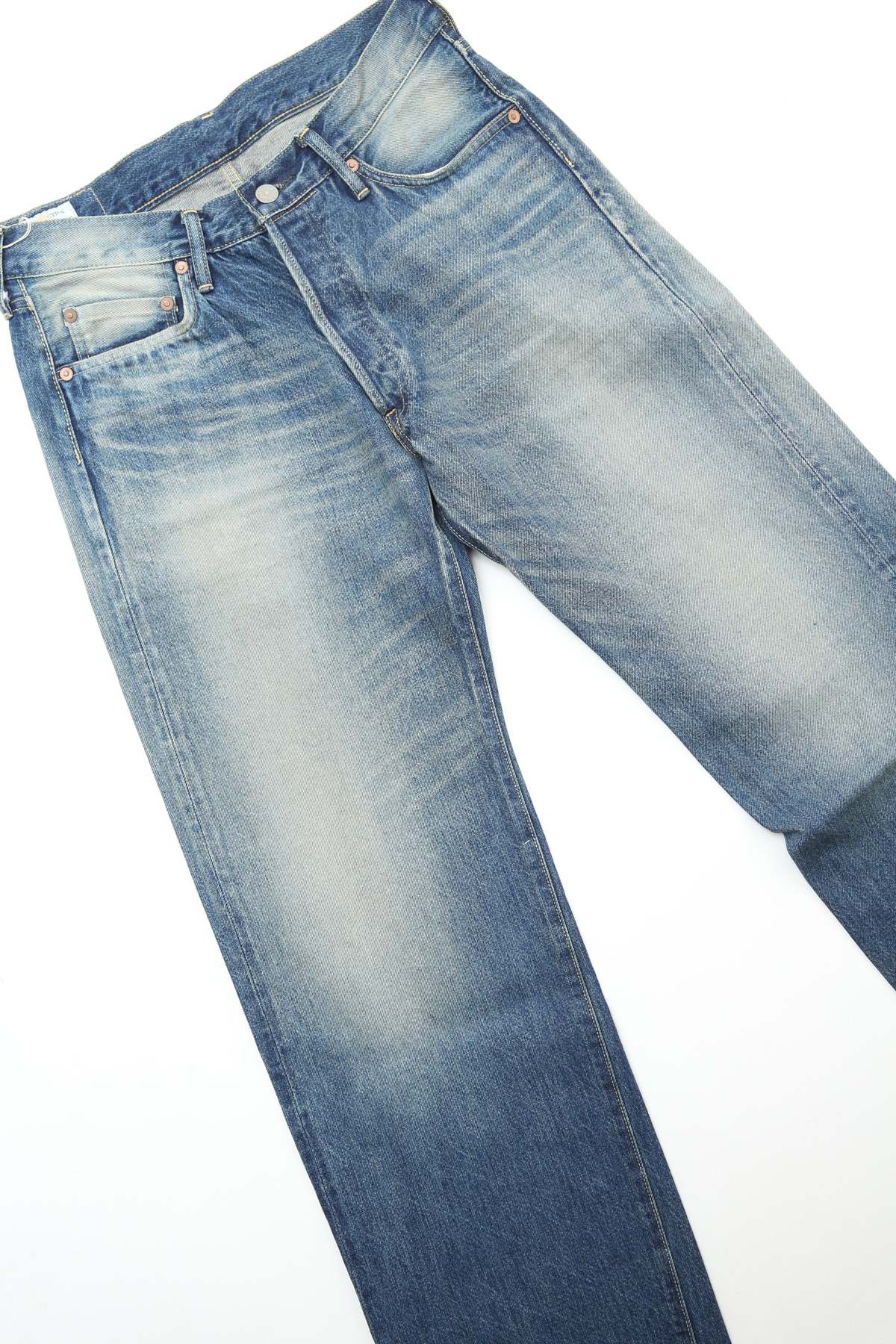 Studio D'Artisan D1844UW 1950's Washed Regular Straight Jeans - Image 7 of 19