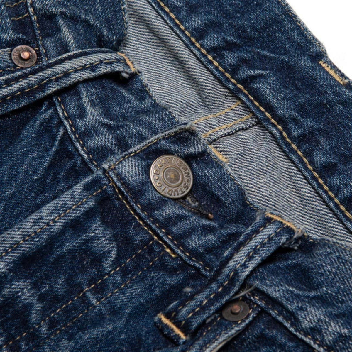 Studio D'Artisan D1844UW 1950's Washed Regular Straight Jeans - Image 18 of 19