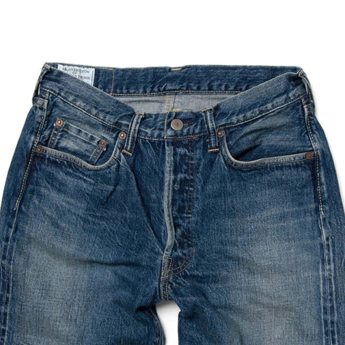 Studio D'Artisan D1844UW 1950's Washed Regular Straight Jeans - Image 19 of 19