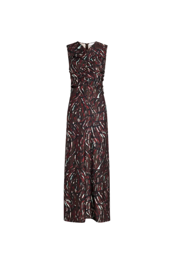 Proenza Schouler Clem Dress - Coffee Multi