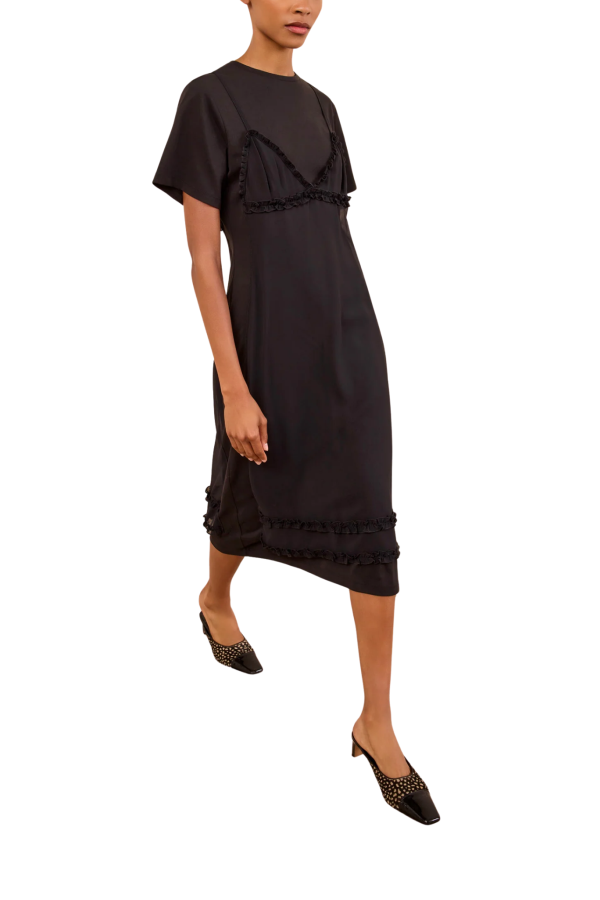 Ulla Johnson Tallis Cotton Dress - Noir