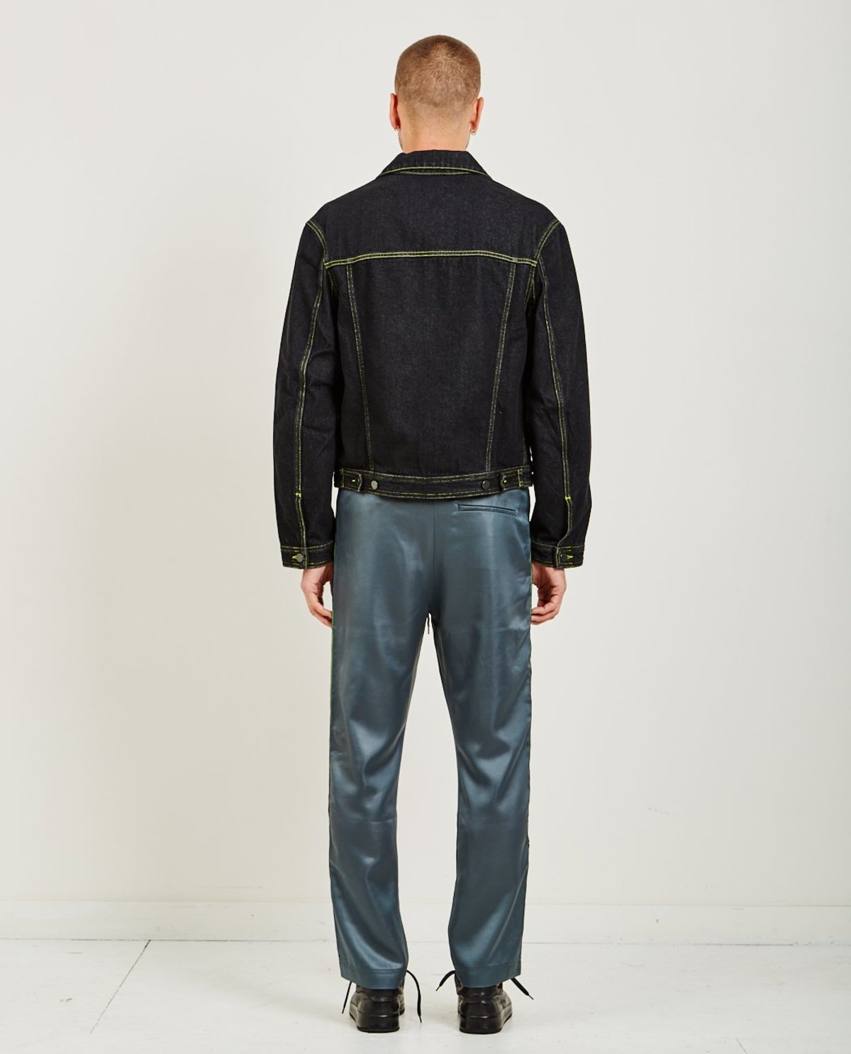 CMMN SWDN BRANDON DENIM JACKET - BLACK | Garmentory