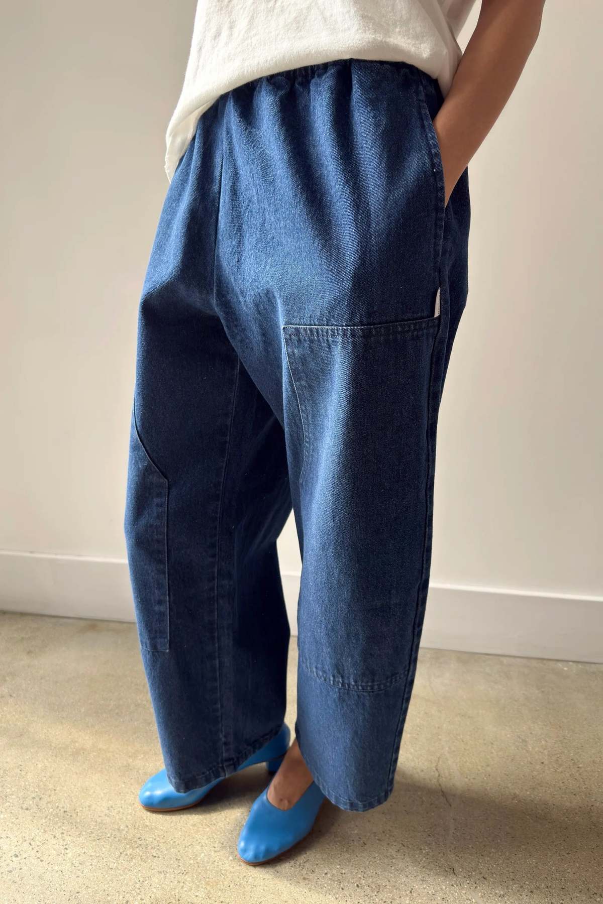 Le Bon Shoppe Gardener's Pant - Blue Denim - Image 3 of 8