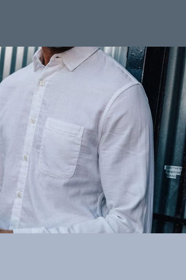 Hiroshi Kato The Ripper Double Gauze Shirt - White