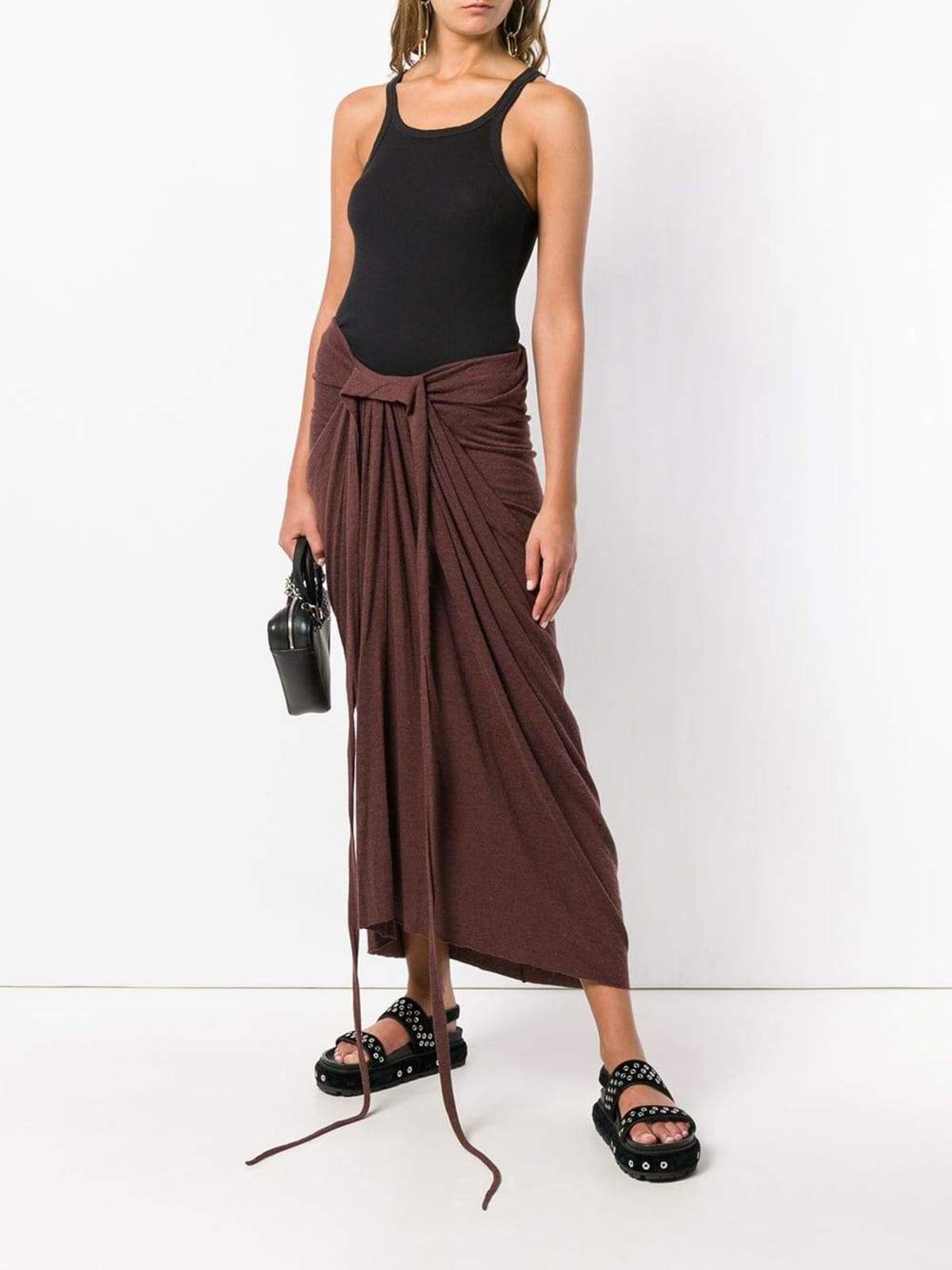 Rick Owens Lilies Skirt - Blood Red | Garmentory