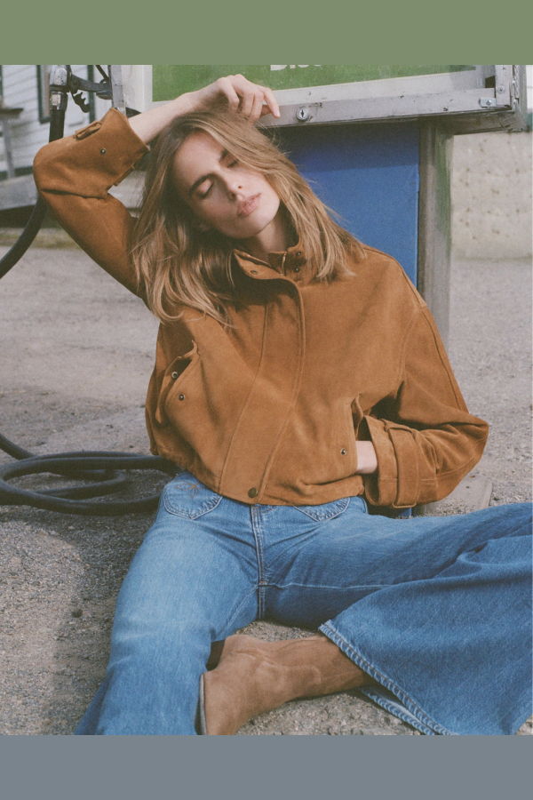 Veronica Beard Bateman Suede Jacket